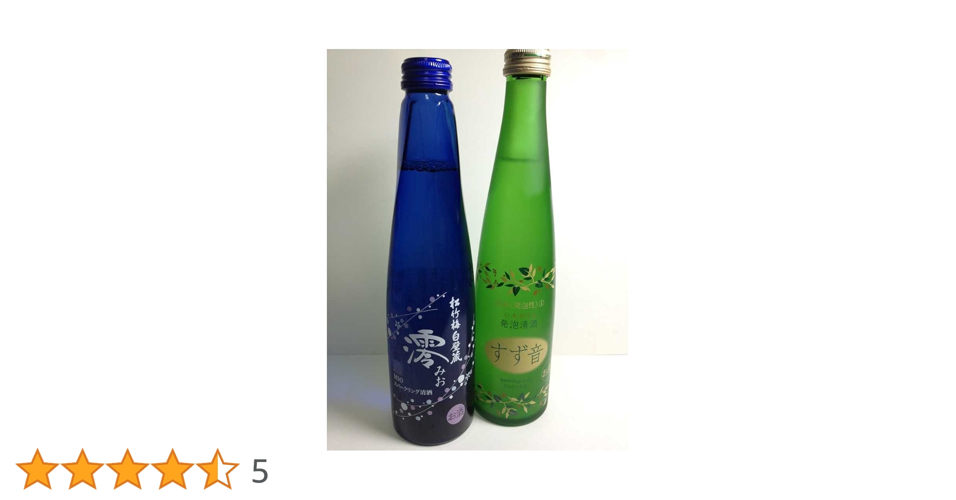 Amazon.co.jp: すず音 300ml 澪 300ml 1本ずつセット : 食品・飲料・お酒